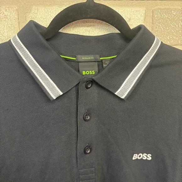 BOSS Paddy Polo Short Sleeve Regular Fit Shirt Size XL - Picture 7 of 8